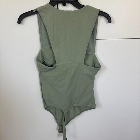 Intimately Free People She's So Sleek Thong Bodysuit Green - Picture 4 of 5